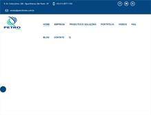 Tablet Screenshot of petrofontes.com.br